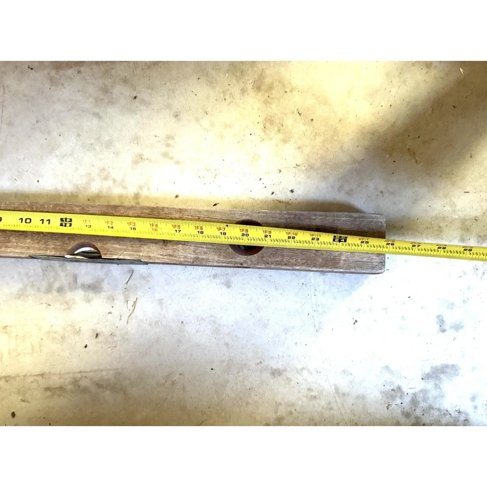 Vintage Goodell-Pratt Wooden‎ Spirit Level Greenfield Mass USA Carpenter Tool